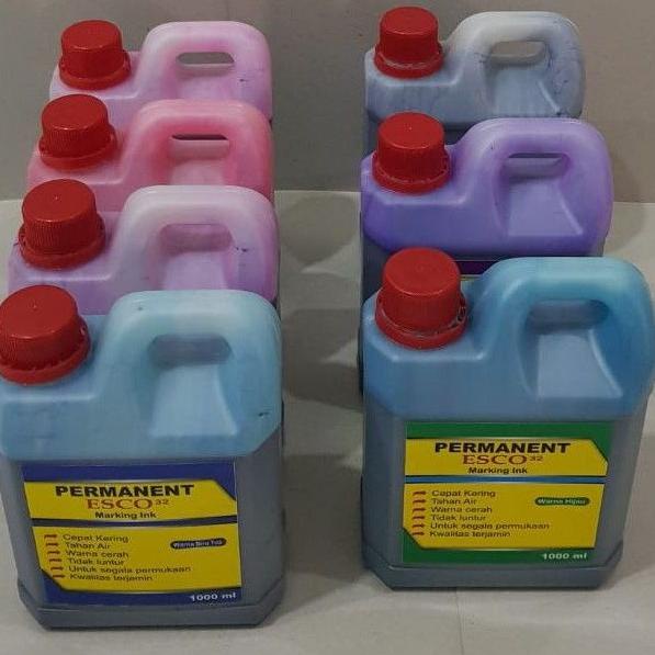 

<LuY ✩> Tinta karung esco / tinta spidol permanen hitam 1000 ml //New kolection