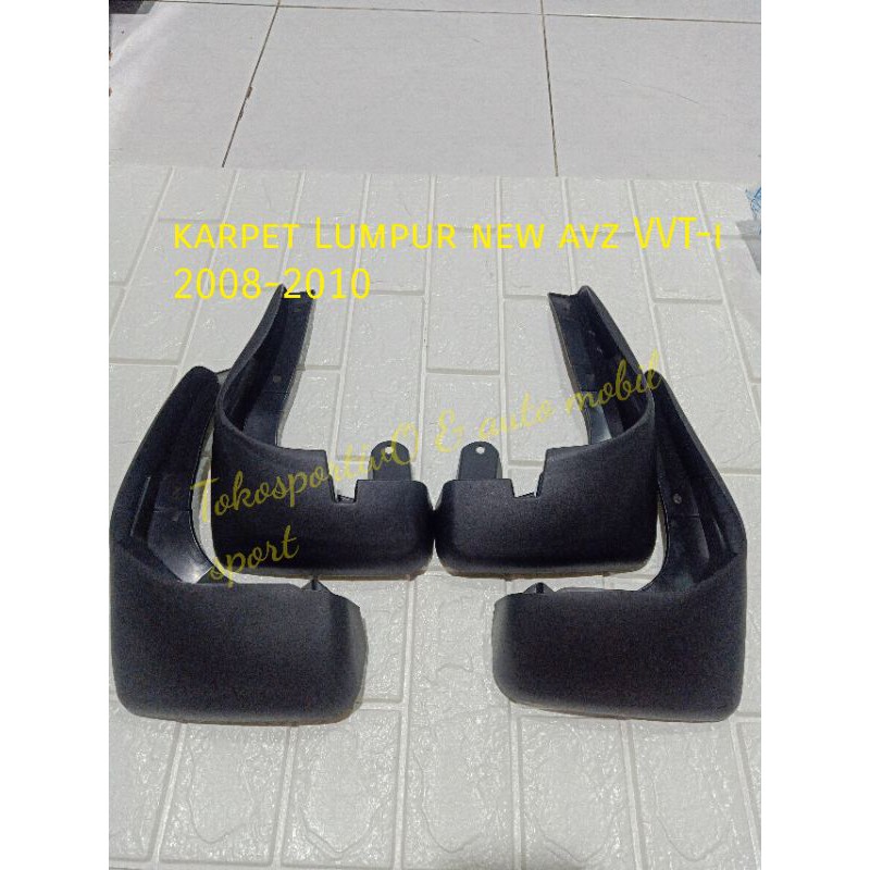 karpet Lumpur / penahan / tahanan mudguard new Avanza VVT-i 2008-2010 1set-4pcs penahan lumpur avanz