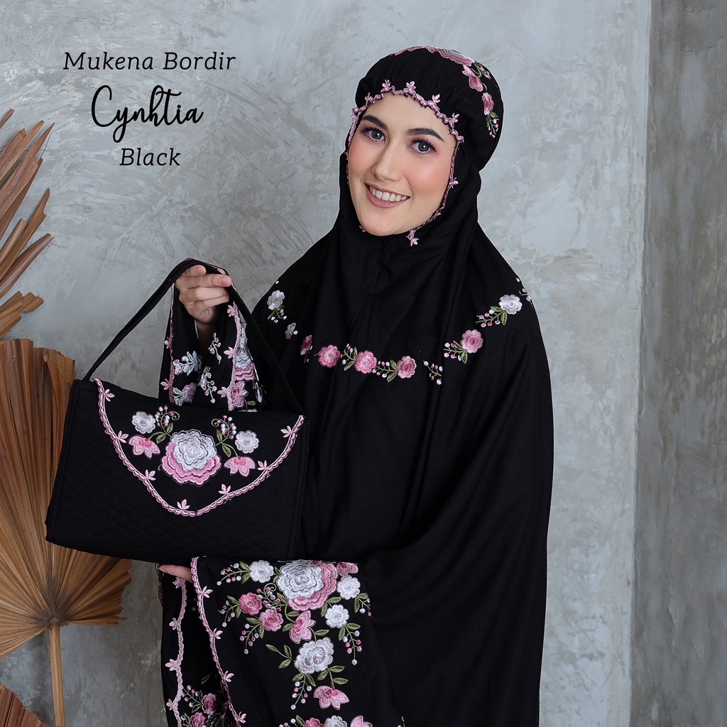 Mukena Dewasa Rayon Bordir Cynthia