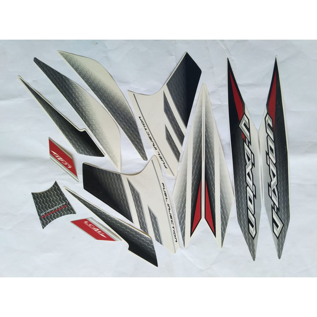 stiker striping yamaha vixion new 2014 putih