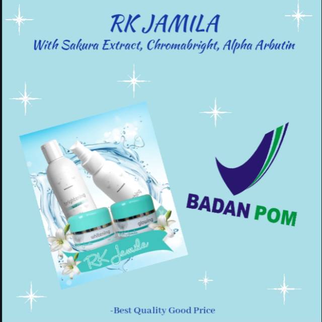 Paket Perawatan Wajah RK Jamila - Memudarkan Flek Hitam dan Mencerahkan Warna Kulit Wajah