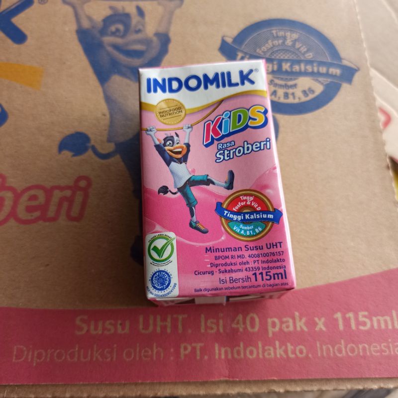 

Susu Uht Kotak Indomilk Kids 115 Ml Rasa Stroberi Strawbery