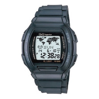 Q&Q QNQ QQ Databank Original Watch Jam Tangan Digital Tali Karet MMW3P101Y