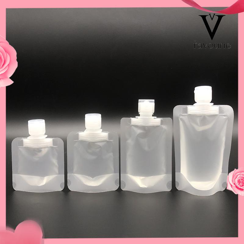 [COD]30ml 50ml 100ml Travel Lotion Sub-kemasan Tas Kosmetik Minyak Esensial Tas Nozzle Flip-top-FA