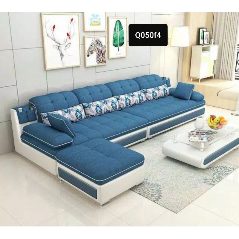 sofa/sofa minimalis/sofa ruang tamu/sofa promo/sofa perkantoran/sofa sudut/sofa Q050f4 terbaik no 1