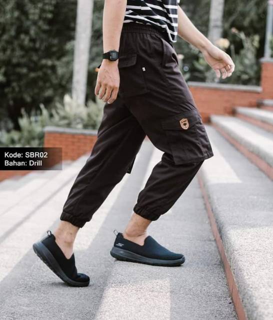 AL HANIF CELANA SIRWAL JOGER DEWASA M /L XL /Dril