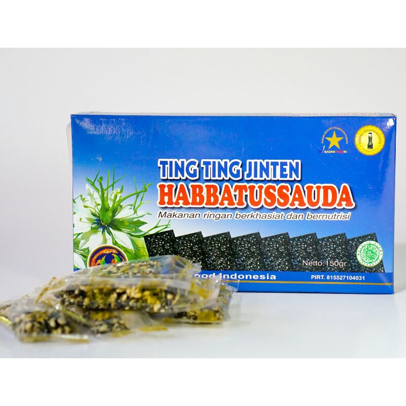 

TING TING HABBATUSSAUDA/JINTEN HITAM KOTAK 150 G