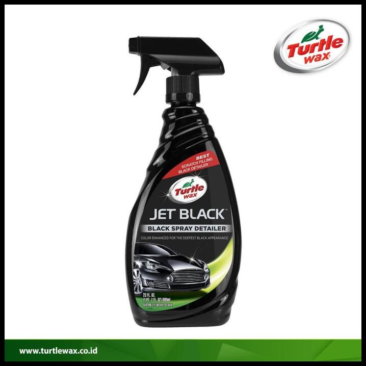 Turtle Wax Jet Black Spray Detailer - Turtle Wax Black Spray Detailer