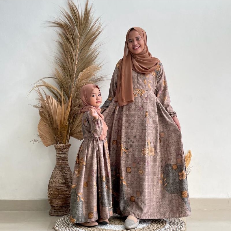 Baju Gamis Wanita Couple busui Terbaru