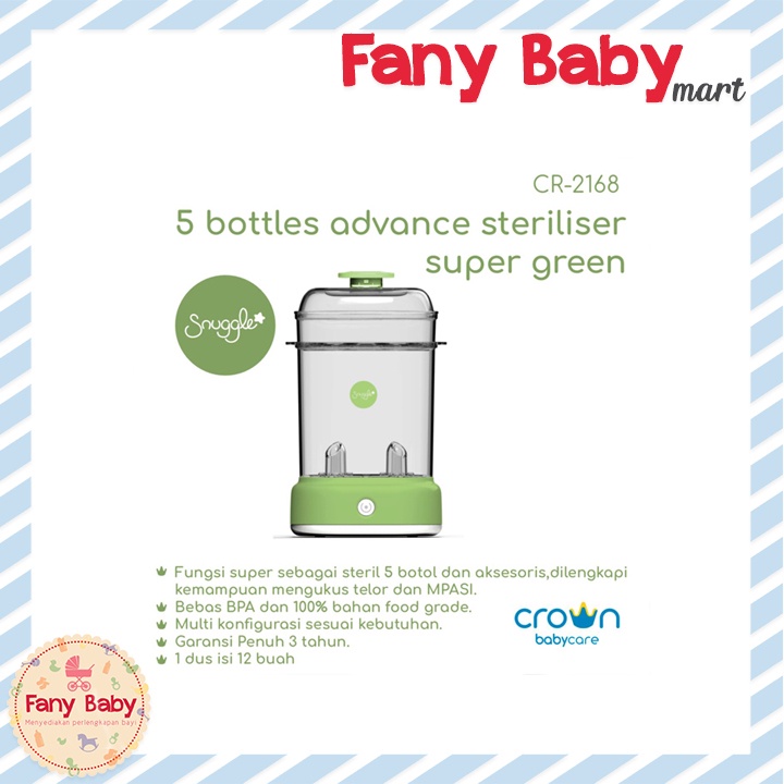 CROWN BOTTLES ADVANCE STEAM STERILISER / CR2168-5