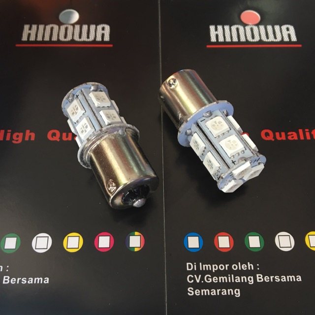 Lampu sein bayonet 13led 24VOLT kaki 1 Blitz