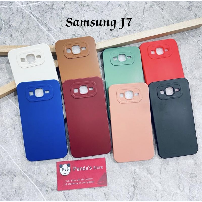 Softcase Pro Camera Samsung J7 / J7 Core Candy Case Full Color 3D Silikon TPU