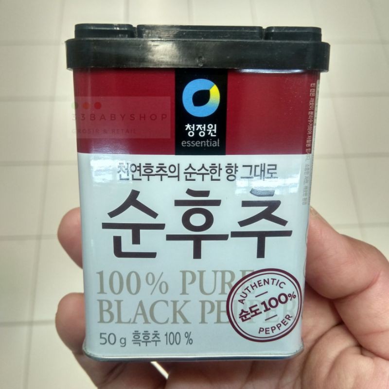 

Lada Hitam Korea Merica Bubuk Murni Black Pepper 50 gram
