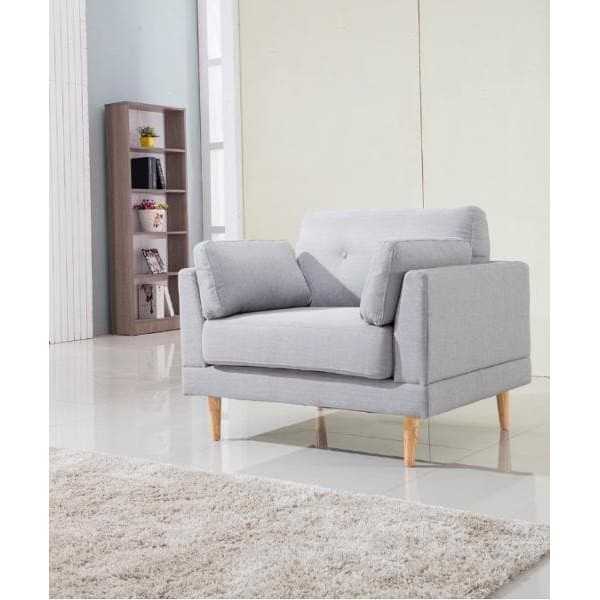 Kursi Tamu Single Seater Minimalis (kursi sofa, sofa retro, sofa