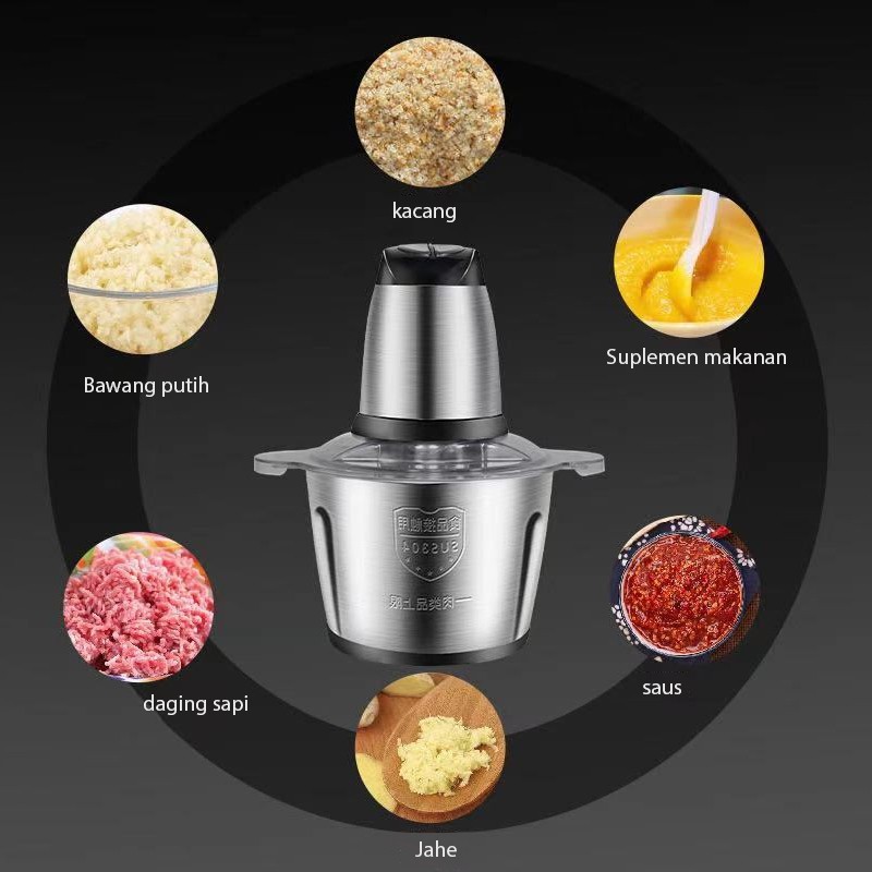 ANQI1888 Hand Blender Press Capsule Cutter Quatre Serbaguna Multifungsi CHOPPER Blender daging