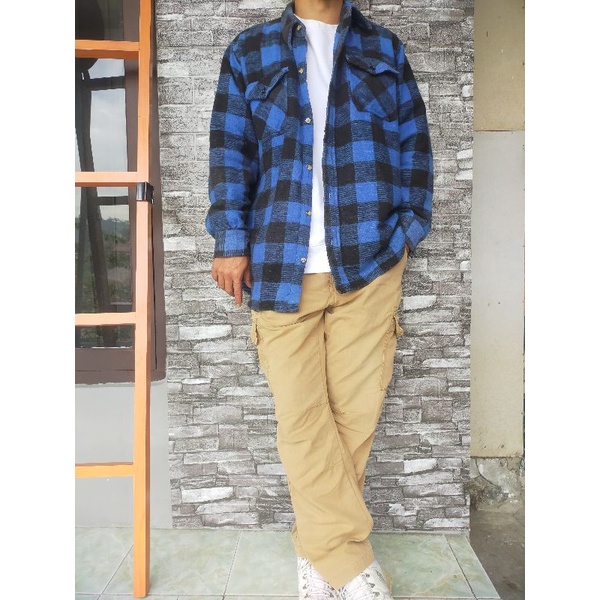 Kemeja Flannel Woll CARHARTT