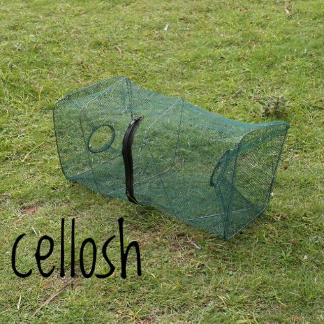 Jaring Ikan Udang Fishing Net Cage Foldable 48x24x24cm - SCZ6194