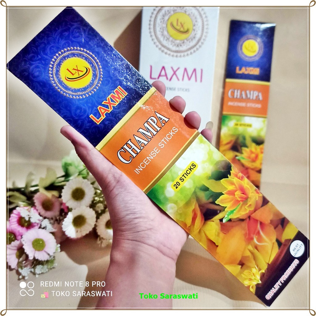 Hio Dupa Wangi Aromaterapi Soft Cempaka Laxmi Isi 20 Stik