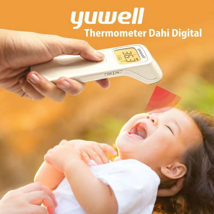 Termometer Digital Yuwell YHW1 Thermometer Infrared Yuwell Head Baby