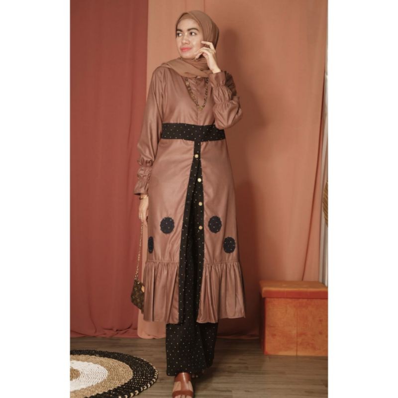 Setelan Tunik Celana Jasmin set Vol 2 by Dcl Premium