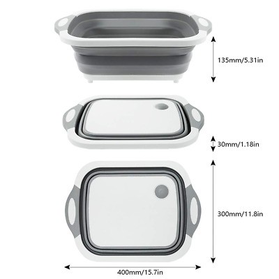 Talenan Lipat Serbaguna - Collapsible Cutting Board Multifungsi Sangat Praktis