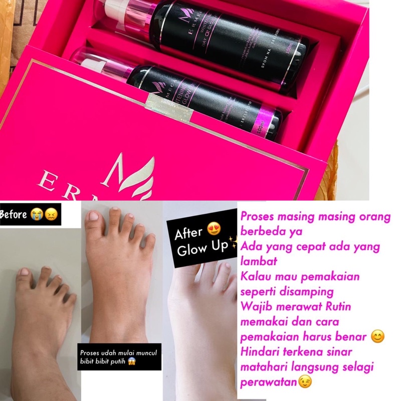 ERMECA CR GLOW BODY LOTION || HANDBODY PEMUTIH