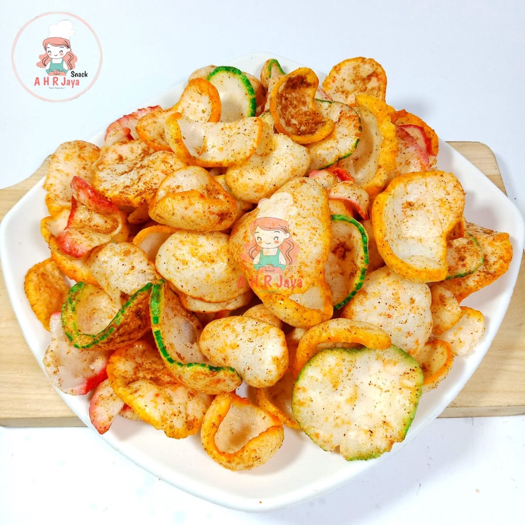 

KERUPUK Seblak PELANGI 250 gr / PEDAS / Seblak Kering / Kerupuk Bantat