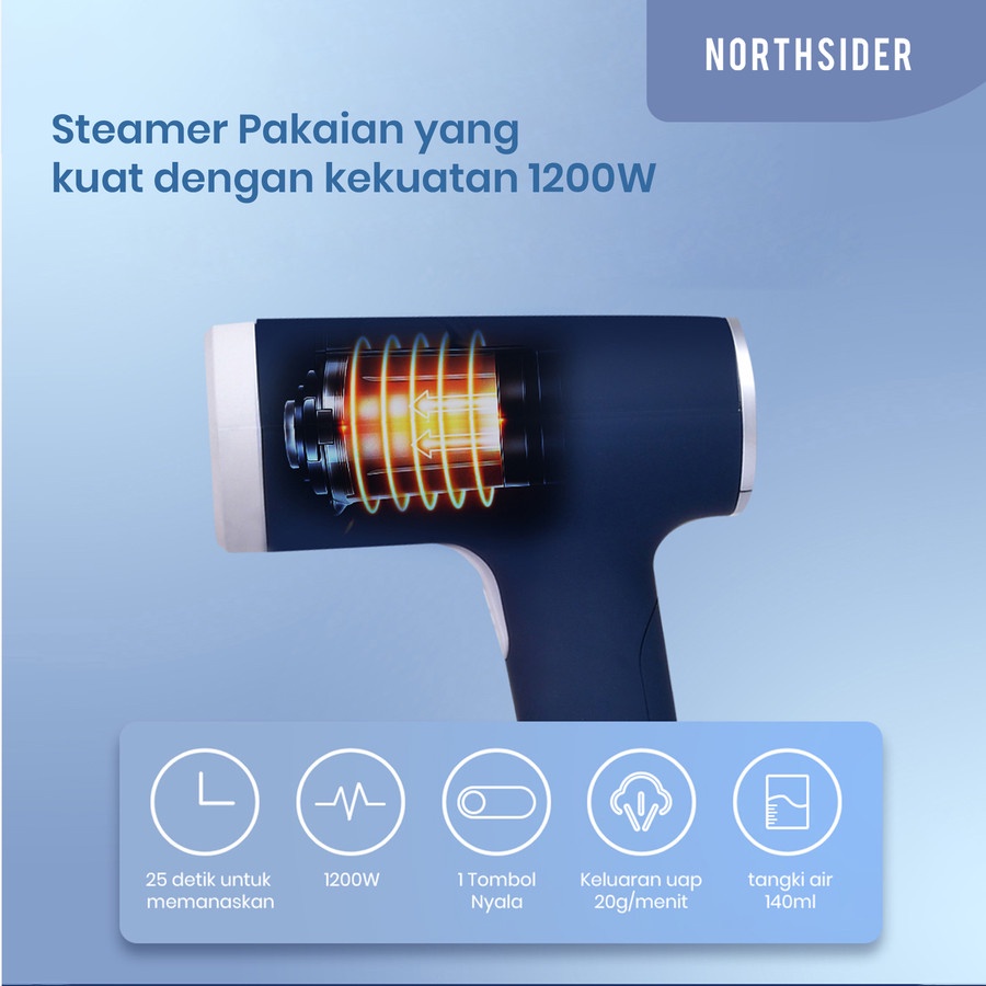 KONKA GARMENT STEAMER HANDHELD | SETRIKA UAP - KSC-G168(WE)