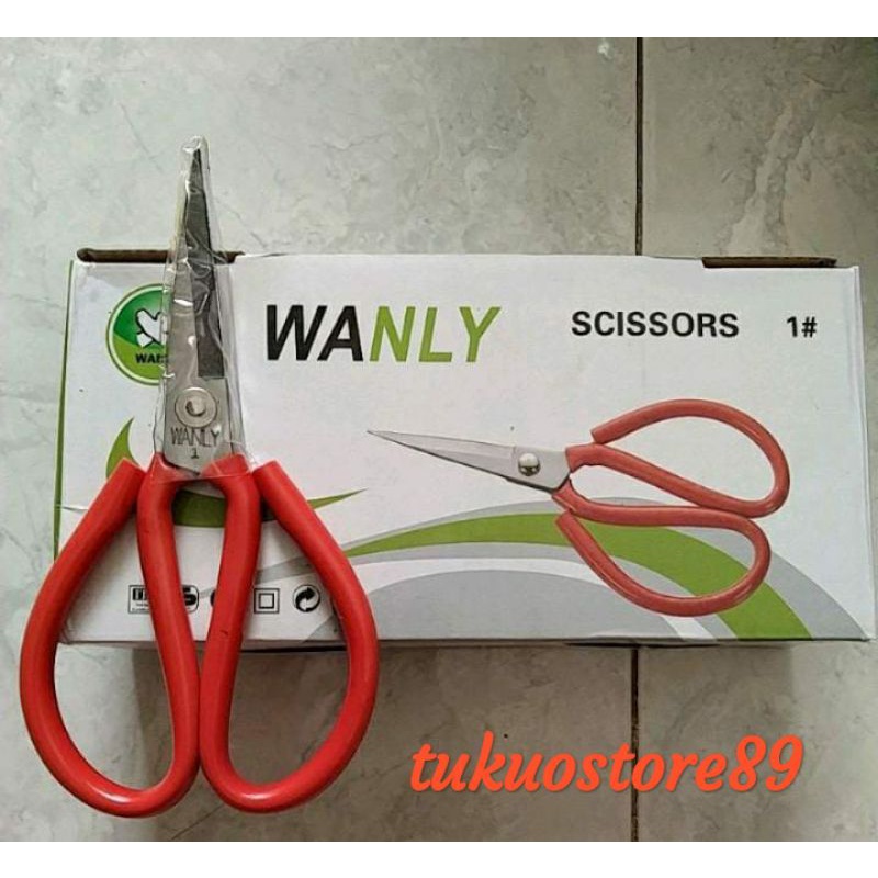 

Gunting Kodok / Tailoring Scissors 7 - 180mm / Gunting Kain Seng Kertas Kulit Buble Wrap