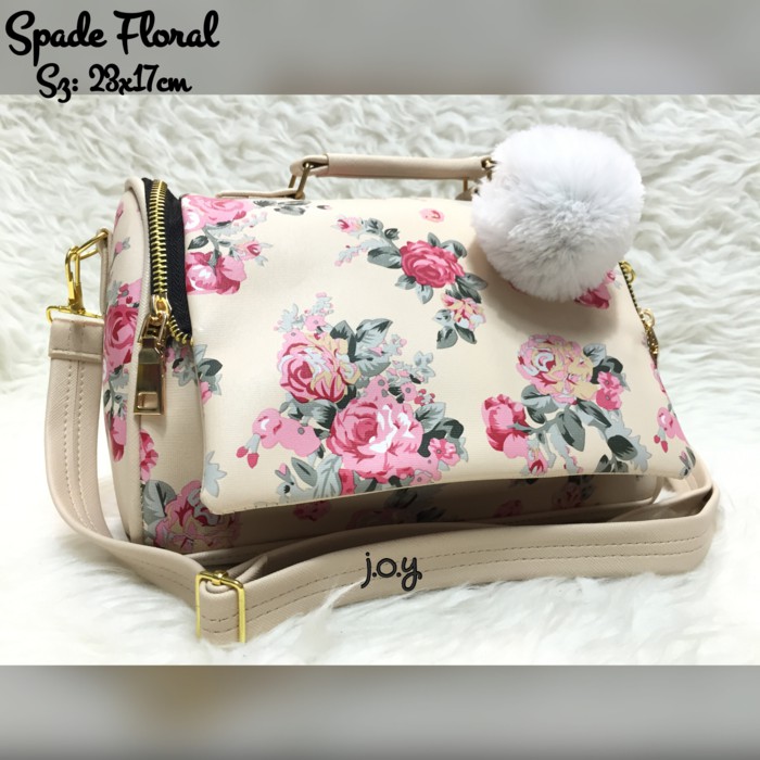 TAS BRANDED Tas Lokal/Tas Murah/Tas Selempang/Tas Grosir/Tas Wanita/Spade Floral IMPORT