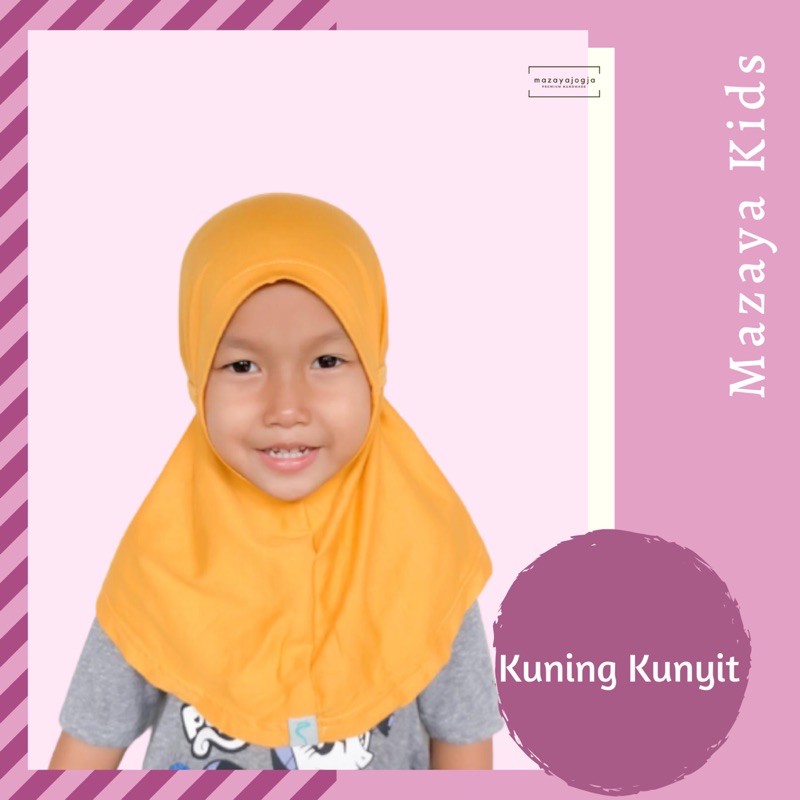 Mazaya Kids Fatima// Jilbab Anak// Bergo Anak// Jilbab Bayi// mazayajogja