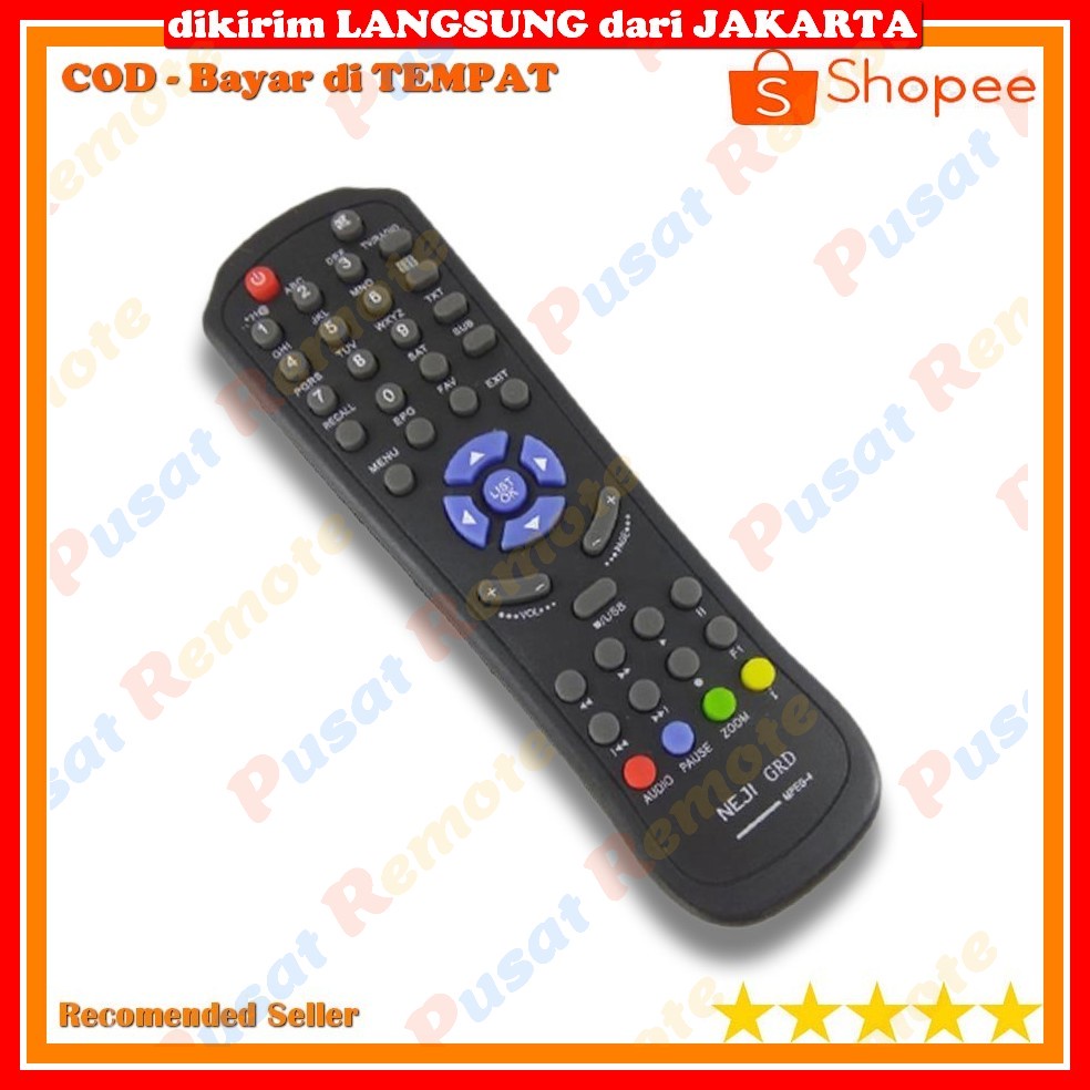Remot Remote Receiver TV Parabola MATRIX GARUDA/ MATRIX GARUDA/BURGERs S2 Mini MPEG-4 Langsung Pakai