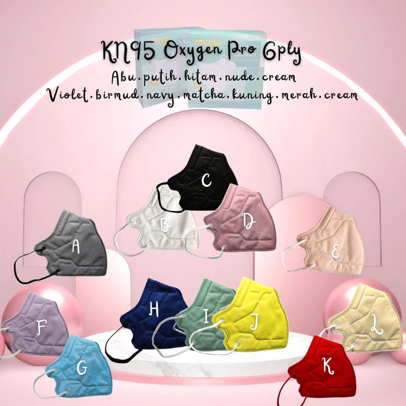 Promo Masker KN95 Pro 6ply masker oxygen nyaman dan tebal