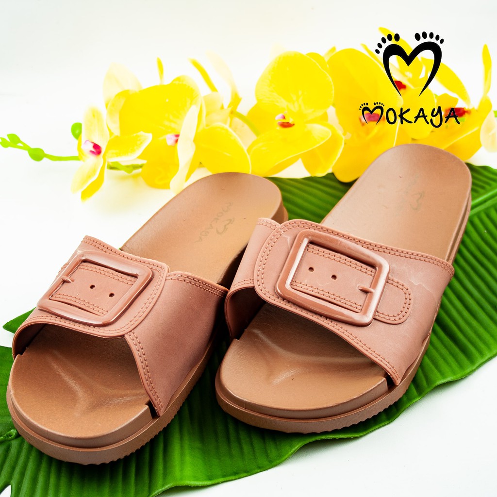 Sandal Slop Gesper 420-1 Tebal 3cm BEST SELLER Import Mokaya