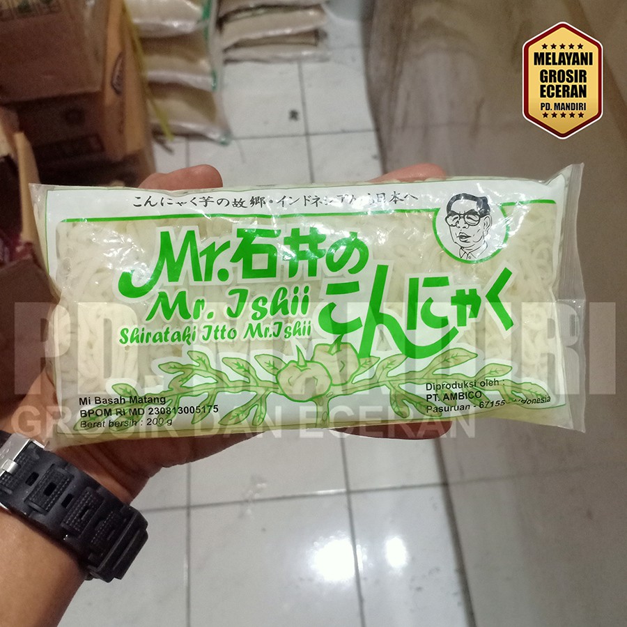 

MIE SHIRATAKI BASAH-SHIRATAKI MR ISHI 200 GR