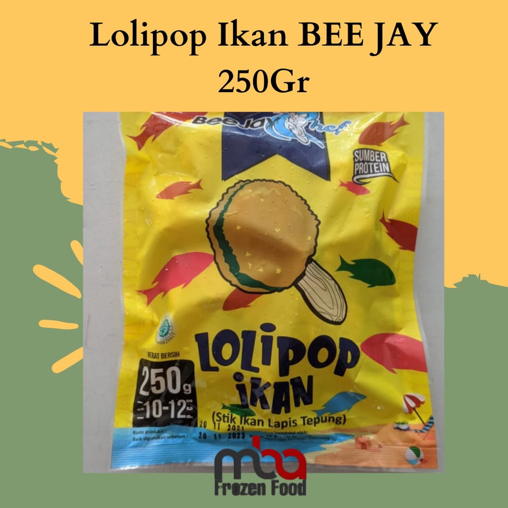 Lolipop Ikan BEE JAY 250Gr - FROZEN FOOD