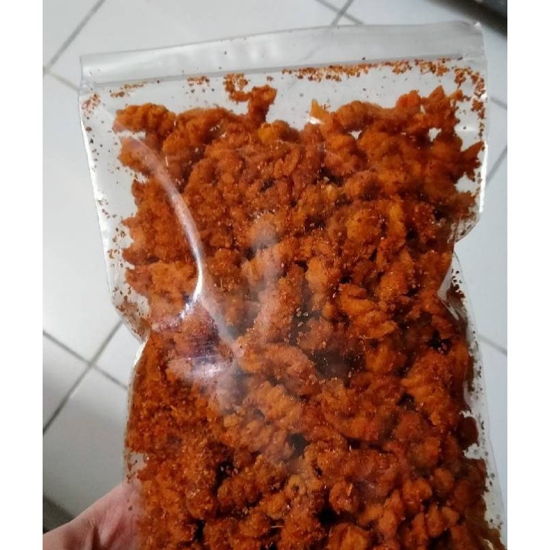 

MAKARONI SPIRAL ATAU MAKARONI KRIWIL PEDAS DAN ASIN