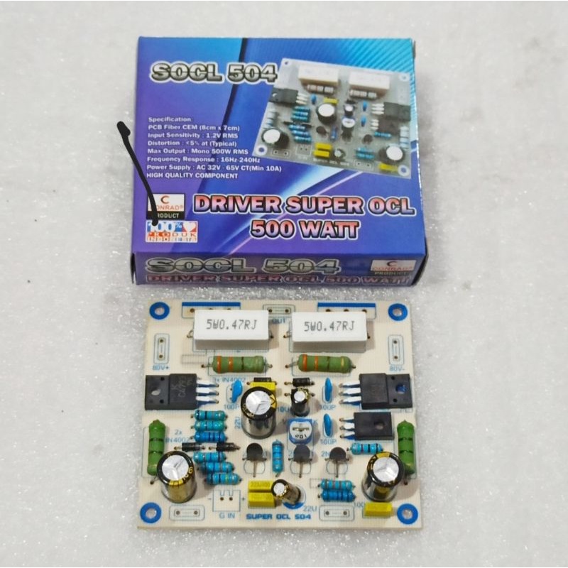 Kit driver power amplifier SOCL 504 Conrad by Tunersys