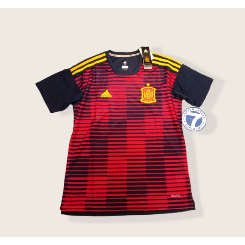 Jersey Spanyol Prematch Pildun 2018