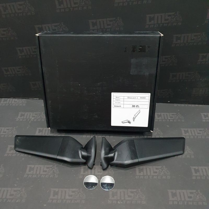 Spion Mirror Winglet Stealth Model Rizoma For Ducati V4 Full CNC Original