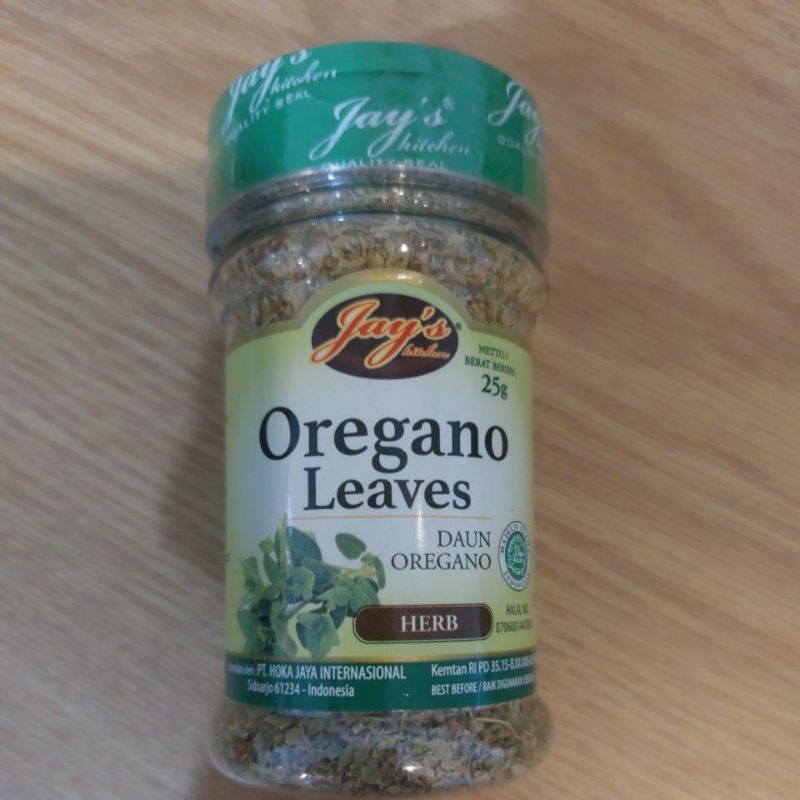 Oregano Leaves Jays Jay's Daun Oregano 25g