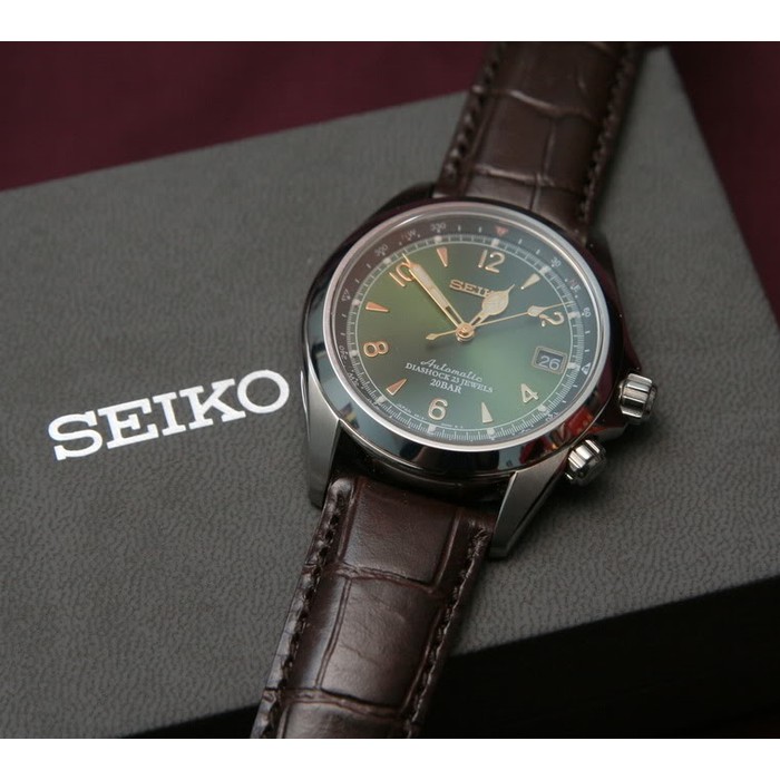 Seiko Automatic SARB017 Alpinist Sapphire Crystal Calfskin Leather