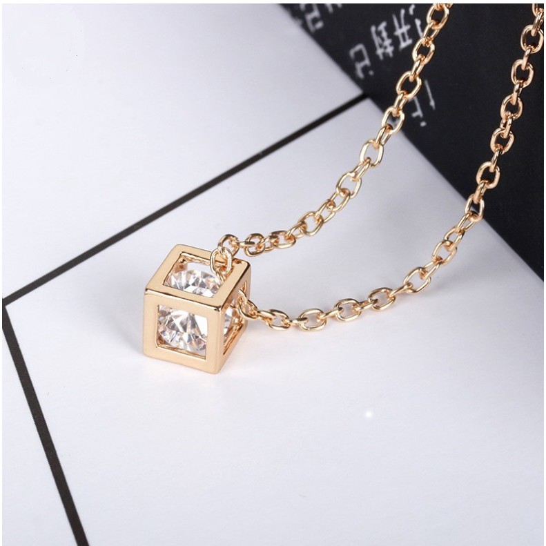 Kalung Rantai Wanita KUBUS Korea Fashion Women Necklace Alloy Aksesoris Cewe