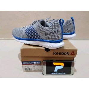 SIZE 43   ORIGINAL ASLI REEBOK CROSSFIT PT PRIME RUNNER FC MEMORYTECH GREY ABU SEPATU LARI RUNNING