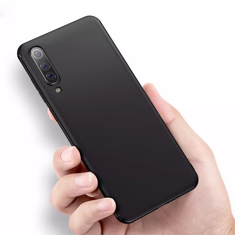 CASE XIAOMI MI 9SE MI9SE SLIM MATTE PREMIUM CASE SOFT BLACK DOFF