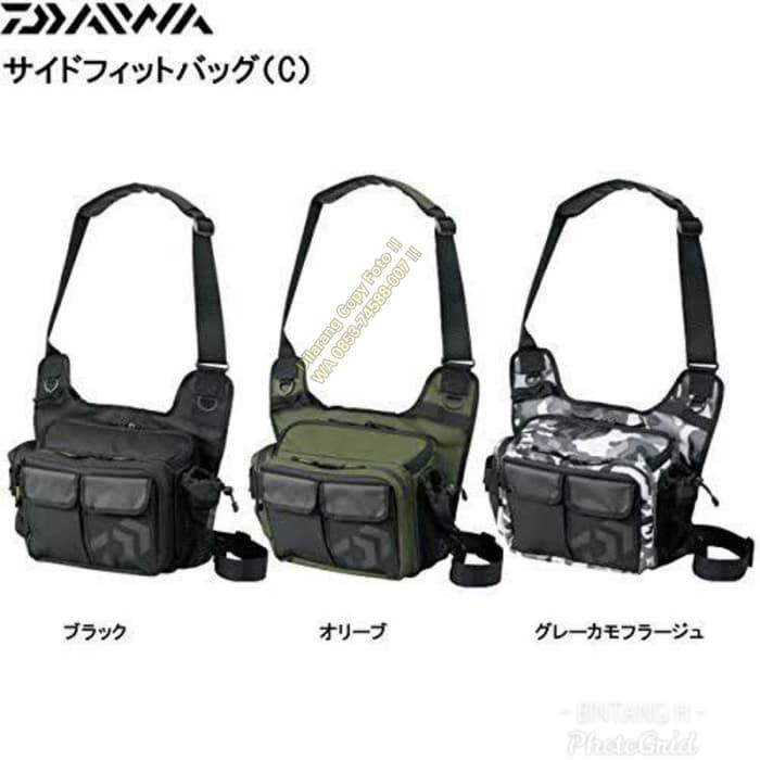 alat pancing mantul habis Tas Selempang Daiwa Perlengkapan Mancing