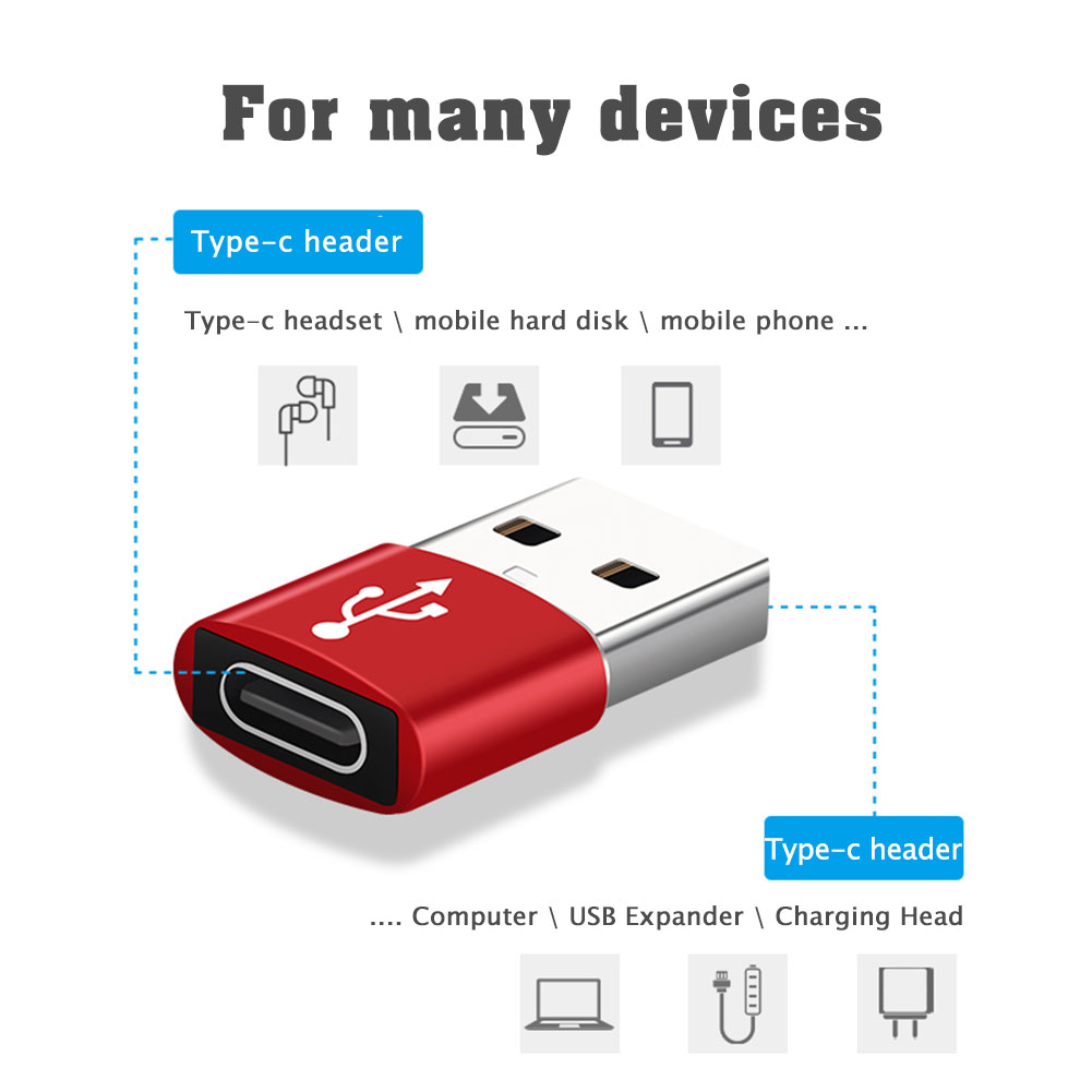 Adapter Konektor Konverter Usb 3.0 Tipe A Male Ke Usb 3.1 Tipe-C Female Untuk Android Universal