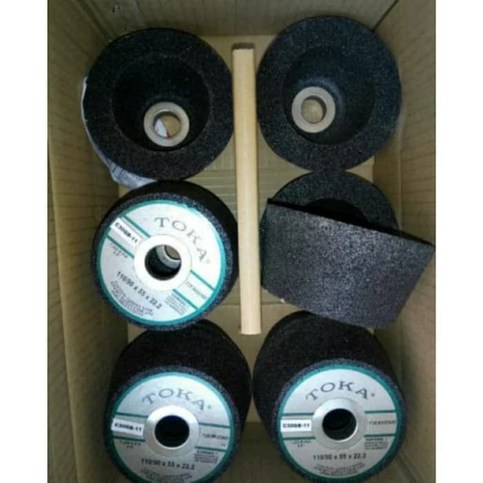 (GJT) Batu Gerinda Mangkok Grinding Wheel Abrasive Cup 4 inch TOKA