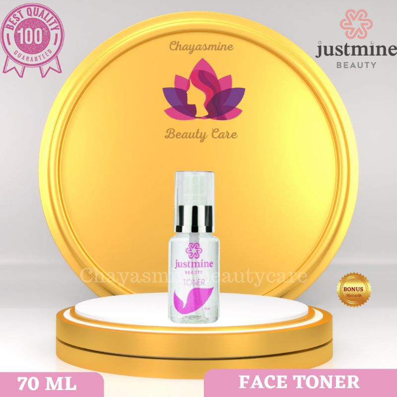 TONER JUSTMINE BEAUTY SKINCARE BPOM NON ALCOHOL 70 ML JUSTMINE BEAUTY SKINCARE ORIGINAL