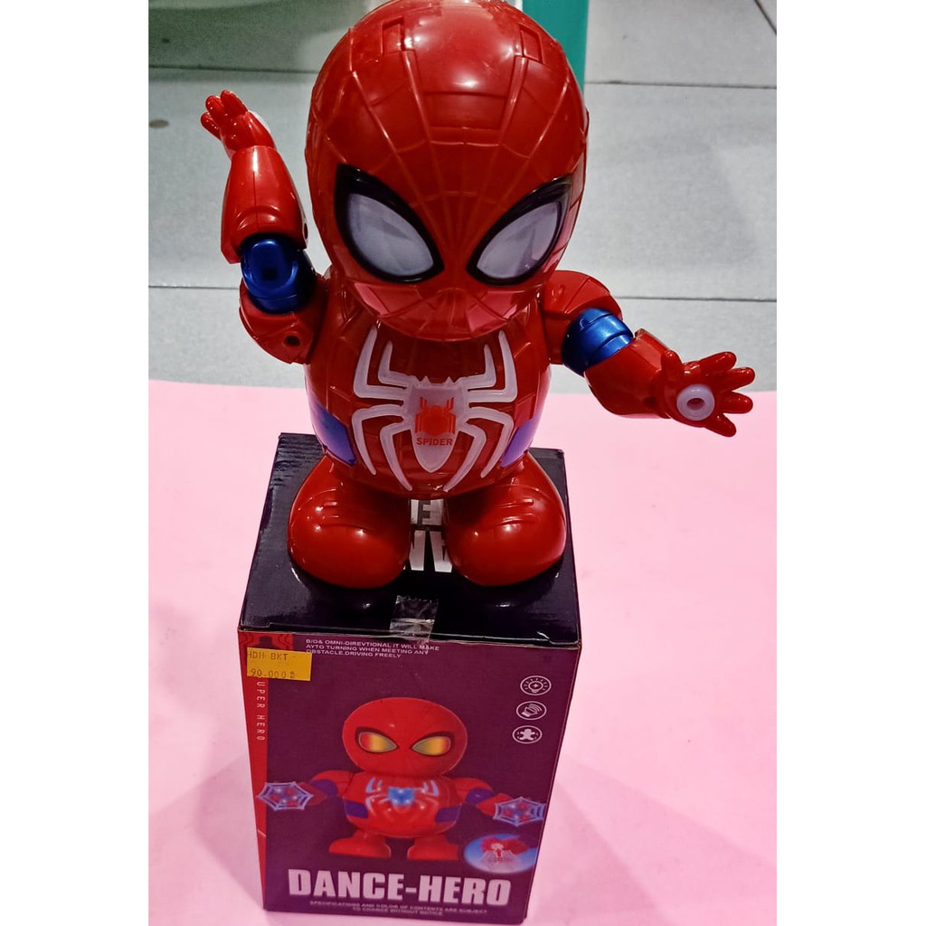mainan anak robot dance hero / robot ironman dance rg171
